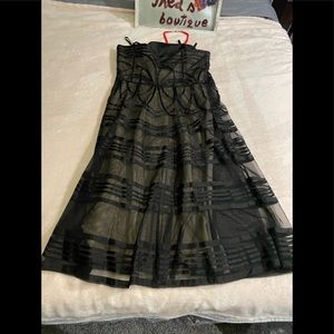 Ann Taylor loft tule midi dress